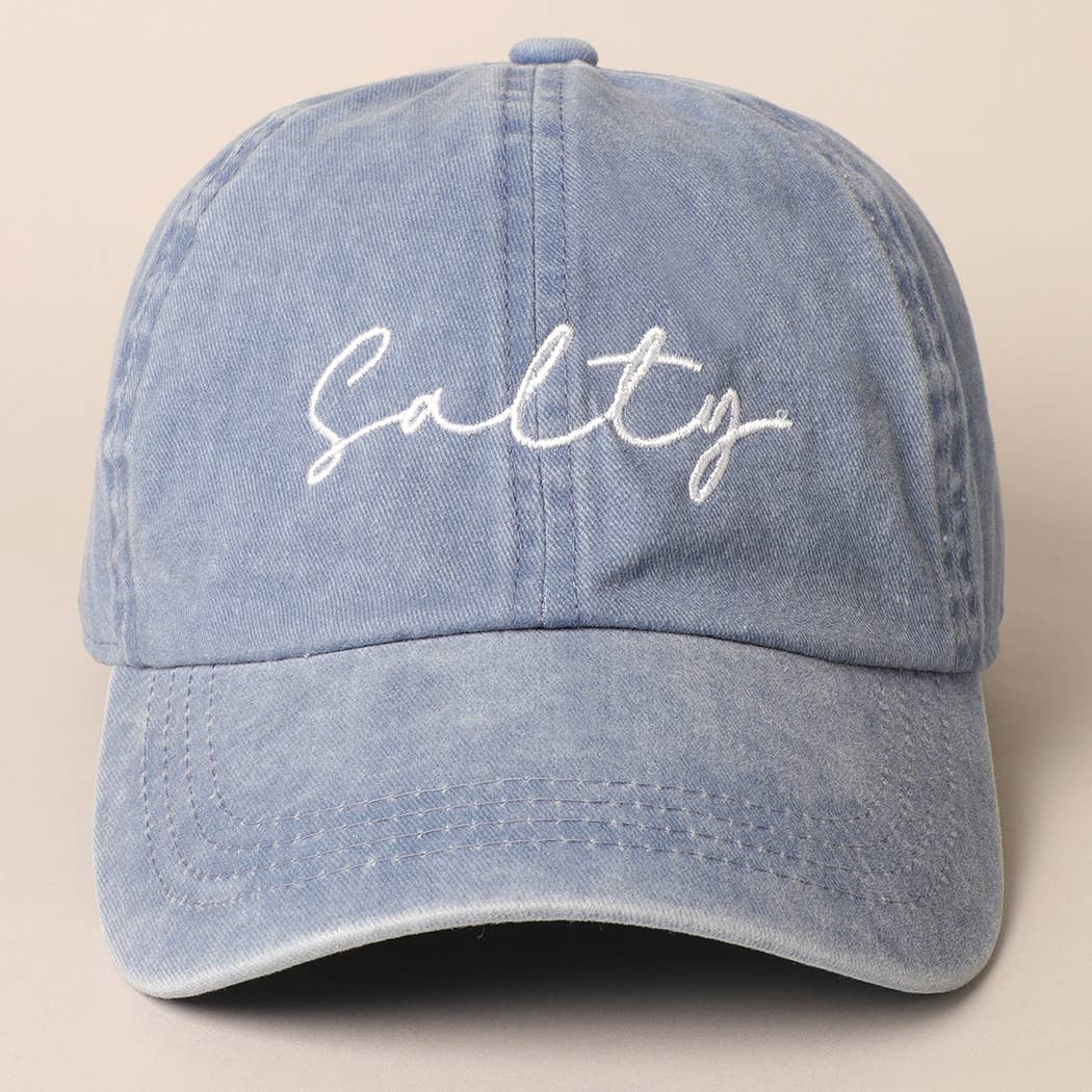 Kaytie – Salty Embroidered Baseball Cap
