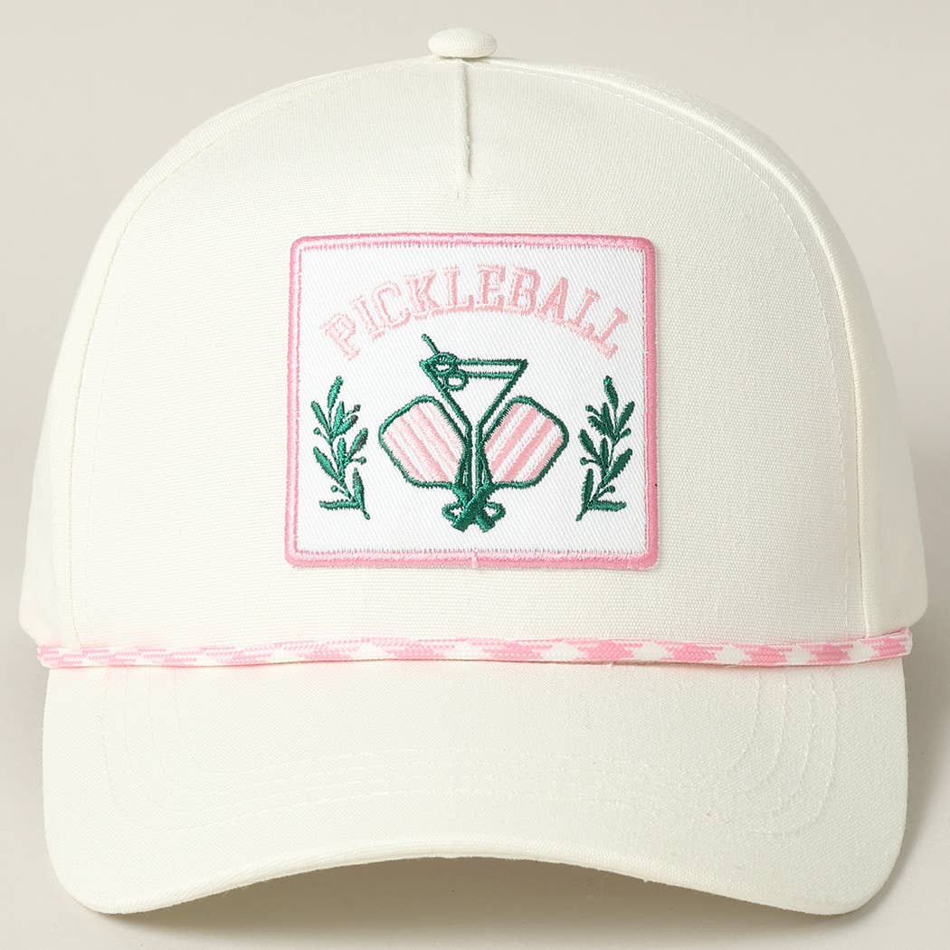 Alix – Pickleball Cocktail Embroidered Trucker Hat