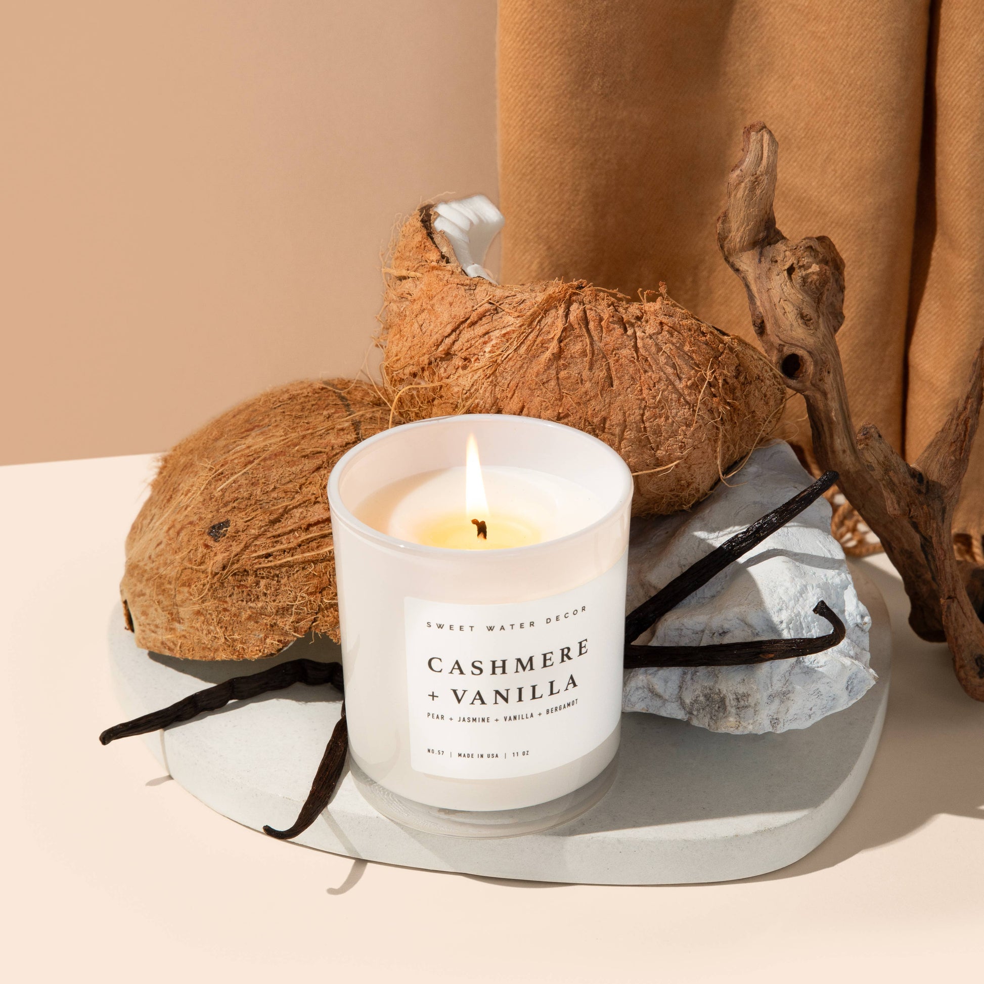 Cashmere & Vanilla —  Soy Candle