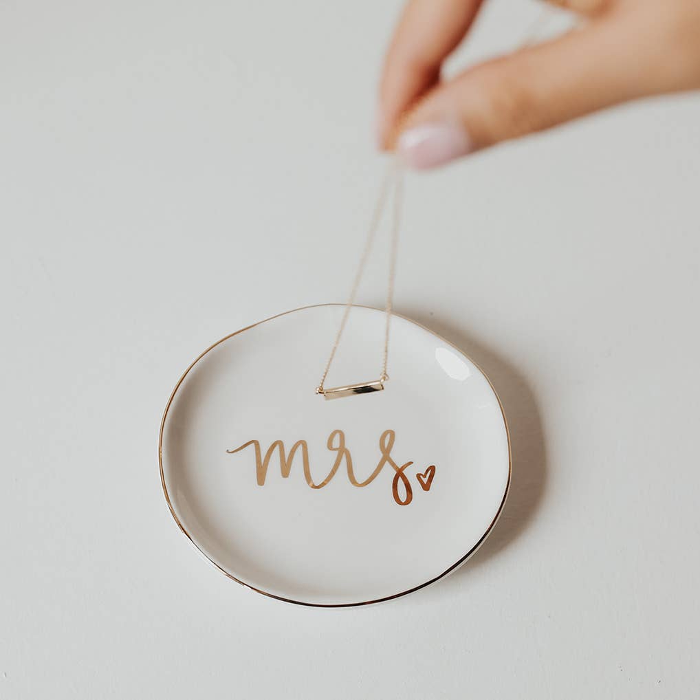 The “Mrs” Jewelry Dish