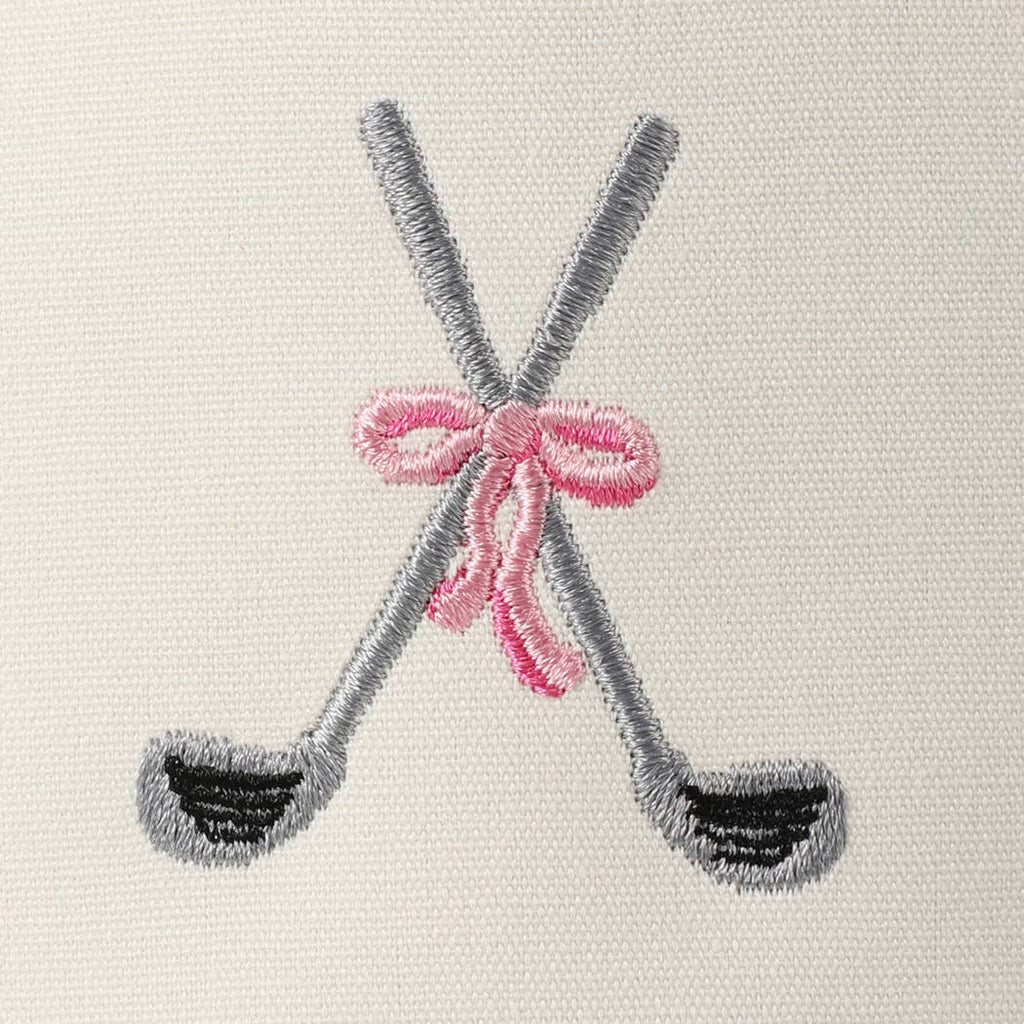 Nicky – Golf & Bow Embroidered Trucker Hat