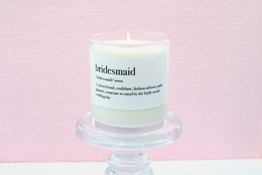 Bridesmaid Proposal —  Soy Candle