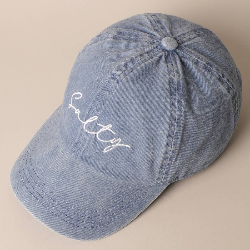 Kaytie – Salty Embroidered Baseball Cap