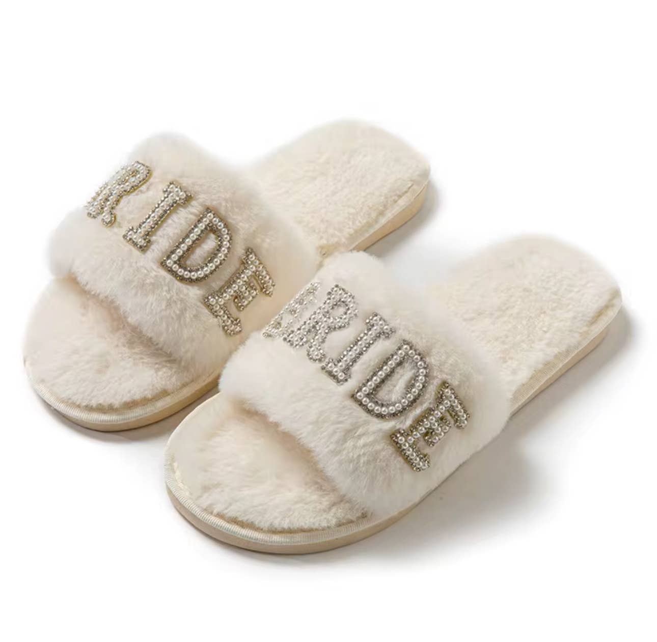 Pearl & Pop – Bridal Lounge Slippers