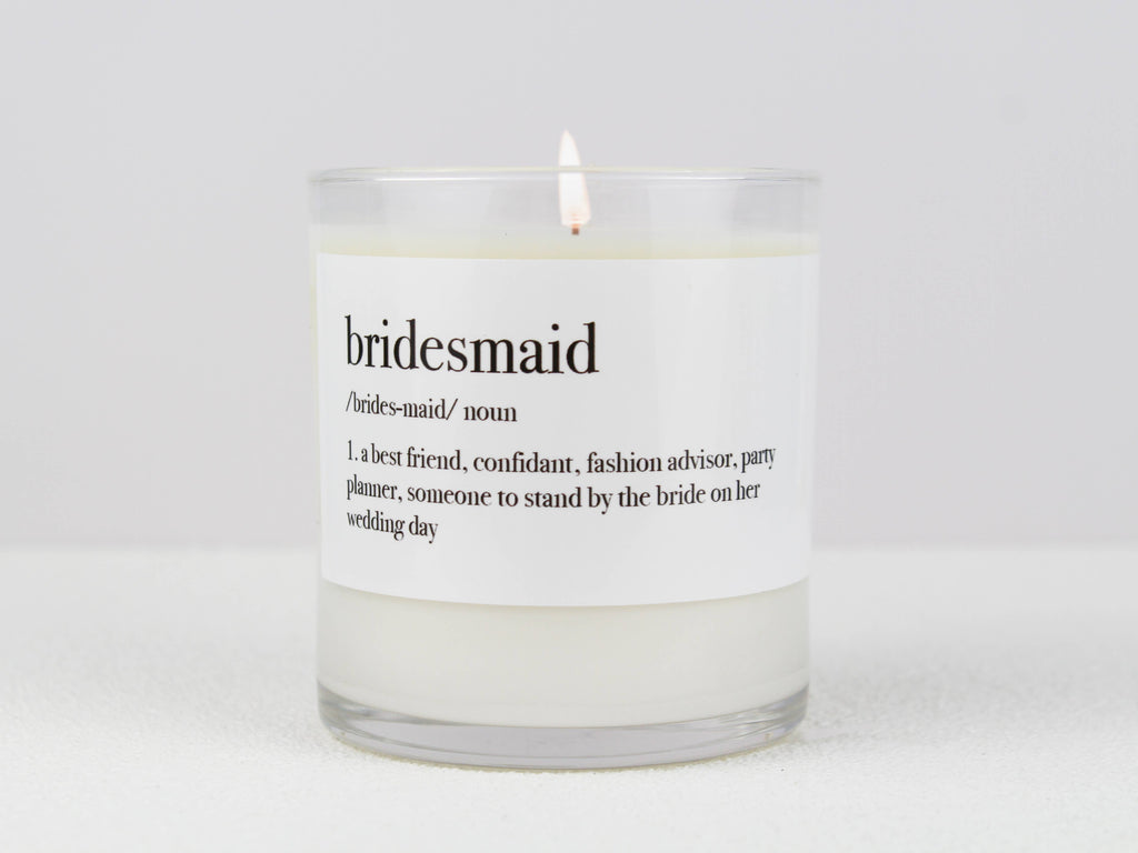 Bridesmaid Proposal —  Soy Candle