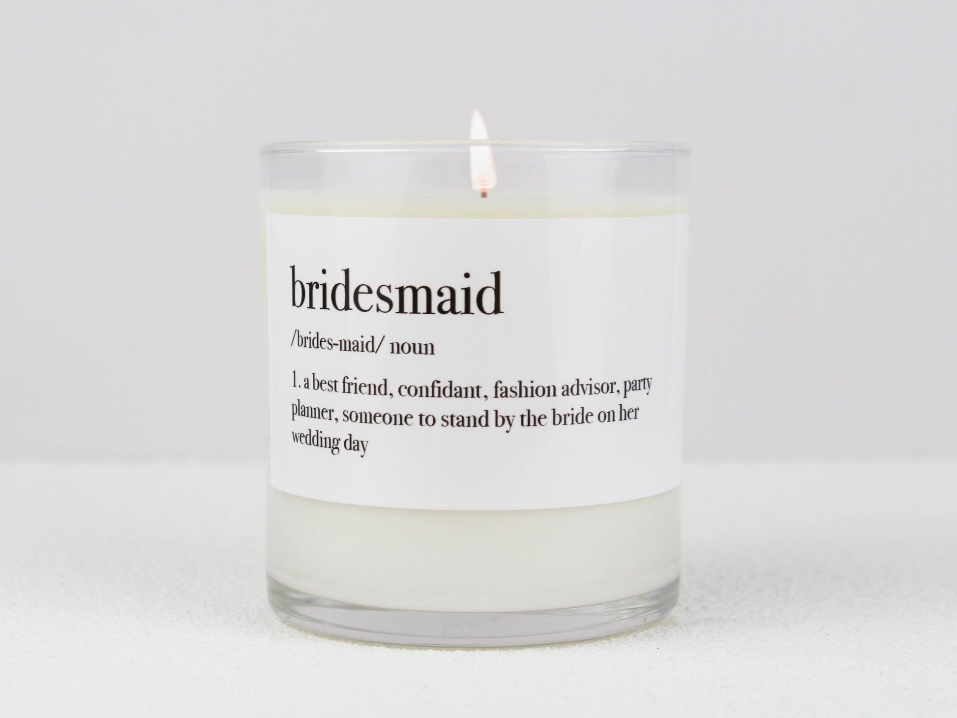Bridesmaid Proposal —  Soy Candle