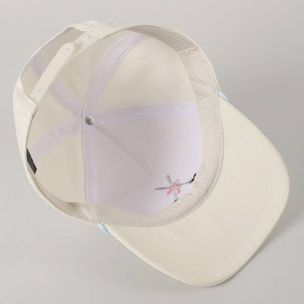 Nicky – Golf & Bow Embroidered Trucker Hat