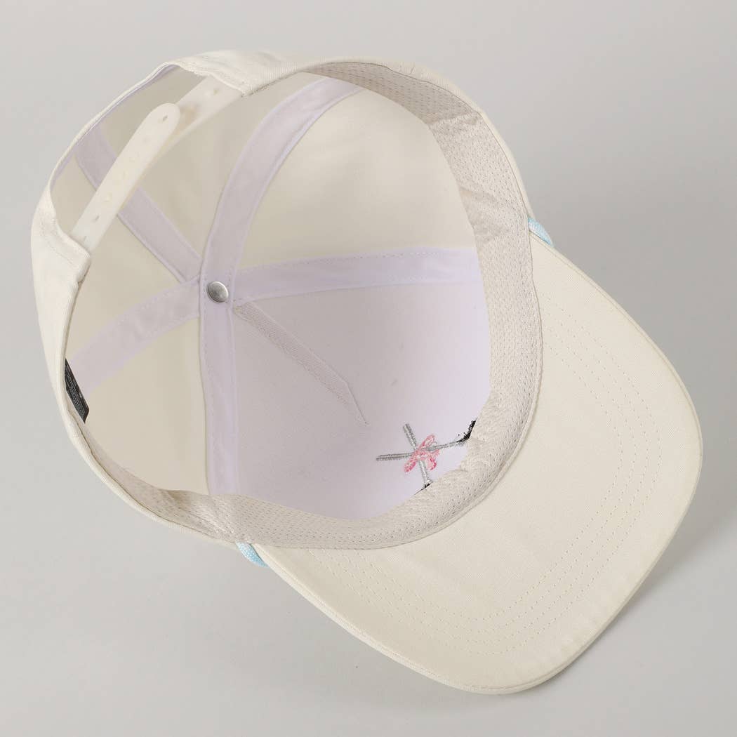 Nicky – Golf & Bow Embroidered Trucker Hat