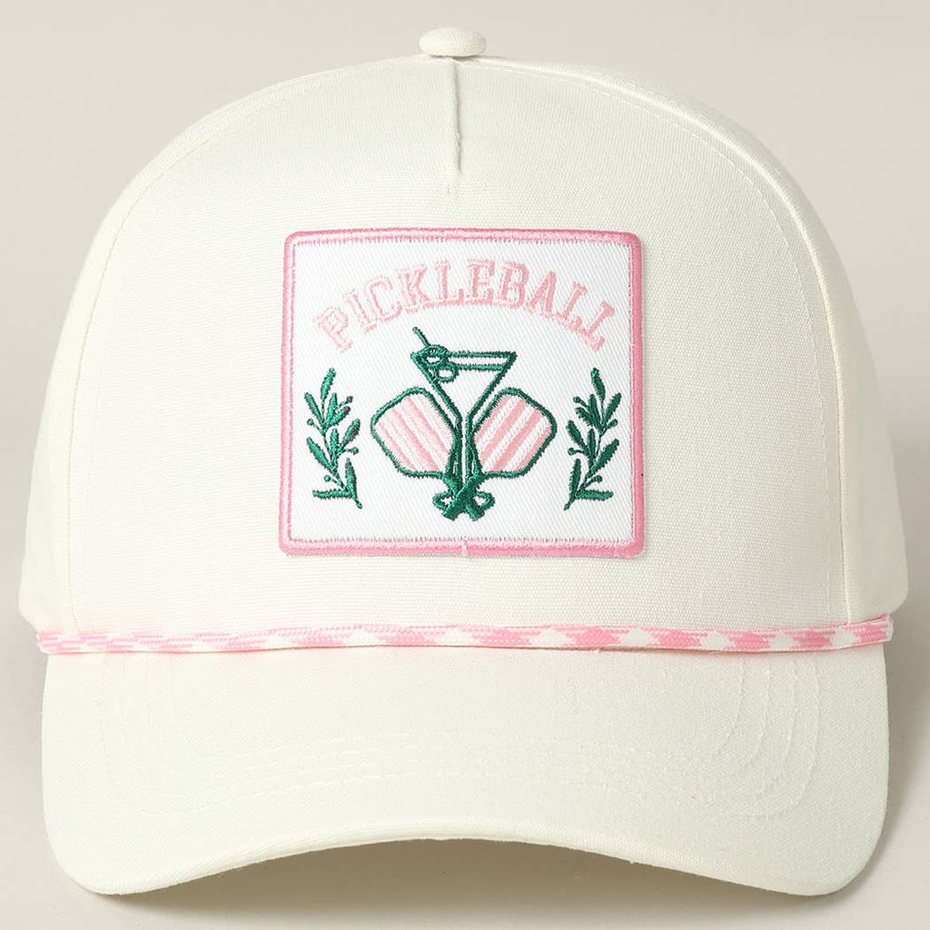 Alix – Pickleball Cocktail Embroidered Trucker Hat