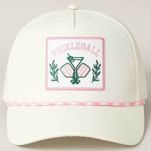 Alix – Pickleball Cocktail Embroidered Trucker Hat