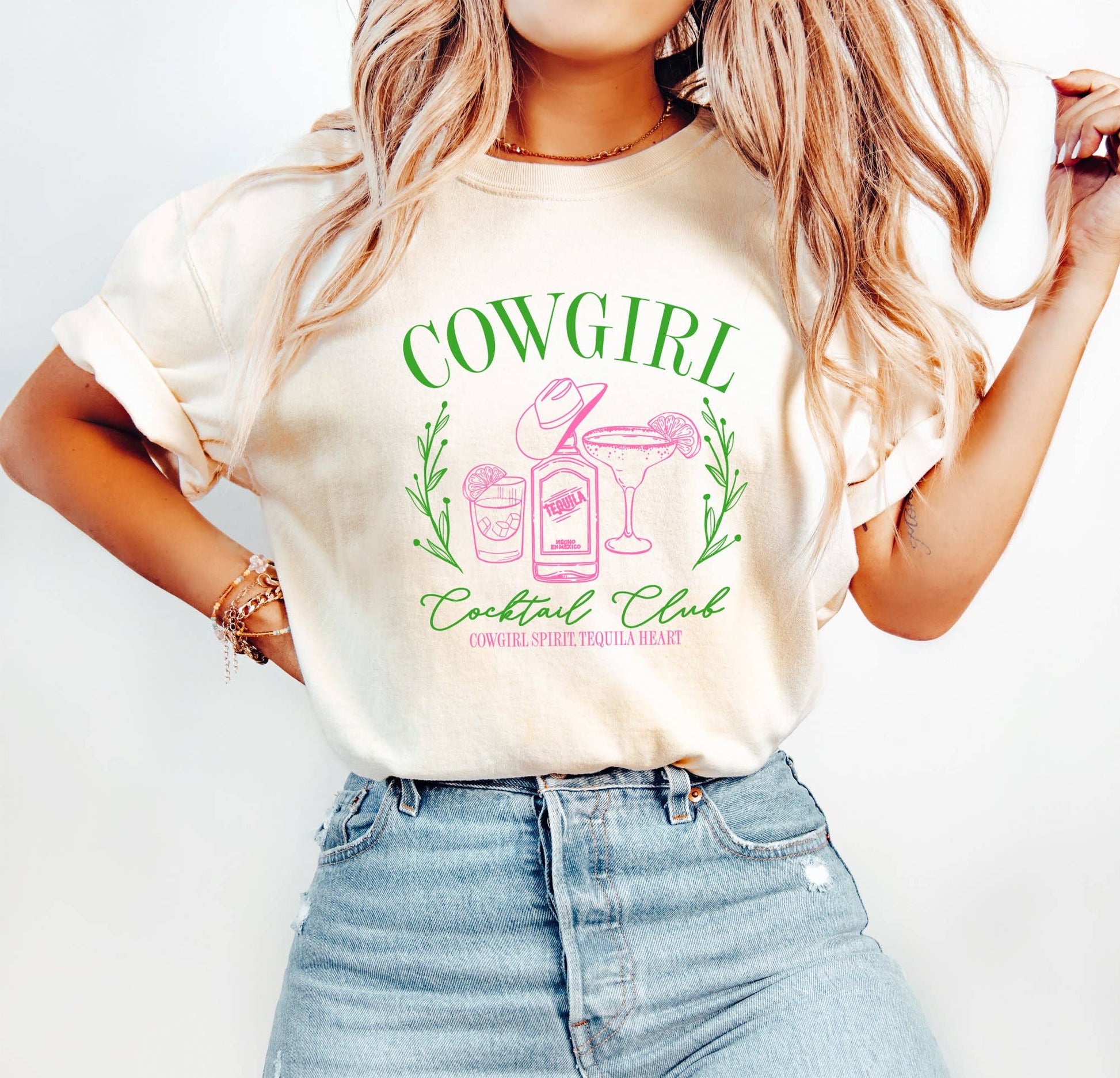 Cowgirl Cocktail Club Tee