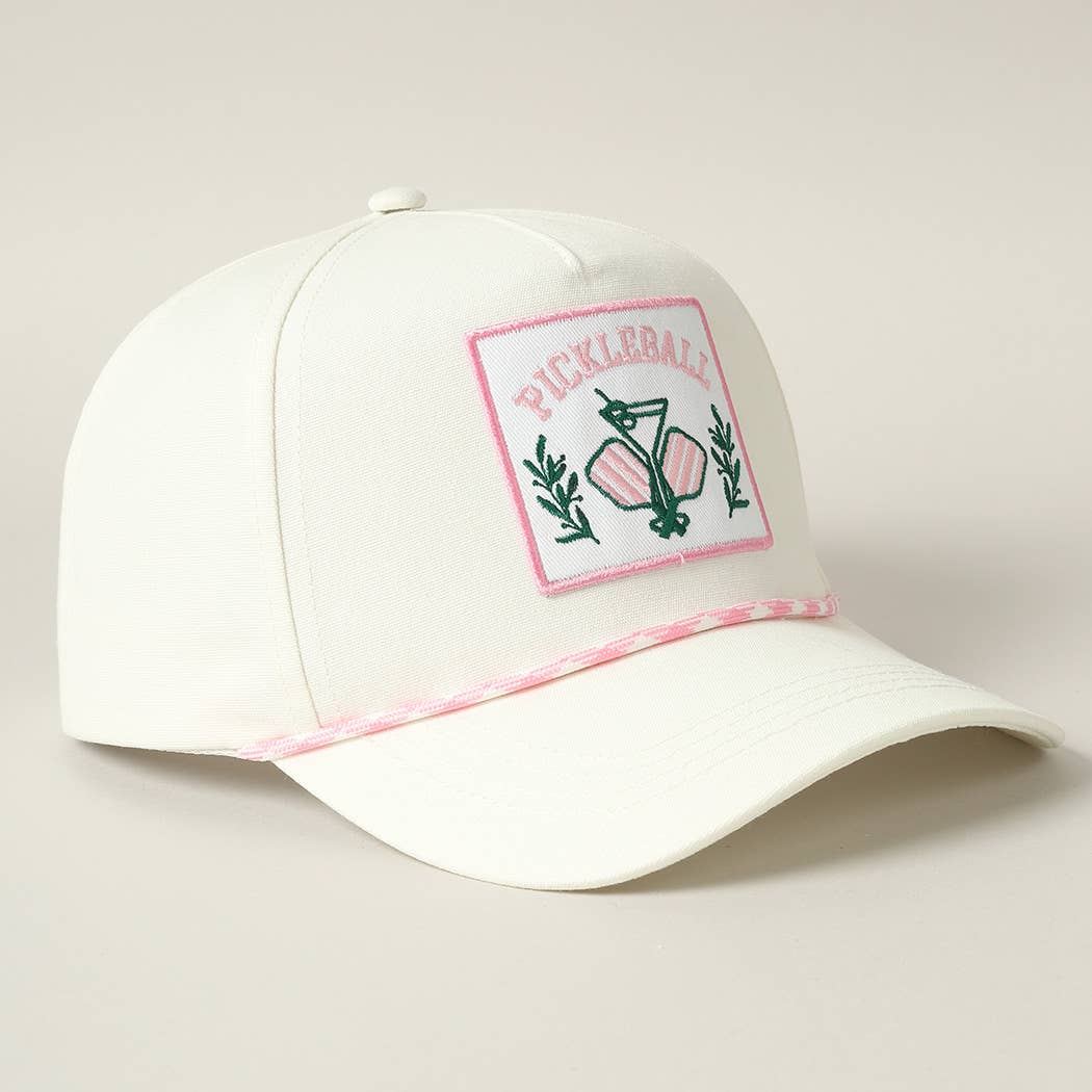 Alix – Pickleball Cocktail Embroidered Trucker Hat