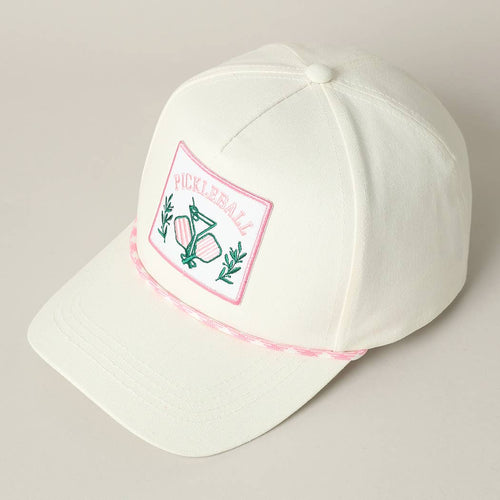 Alix – Pickleball Cocktail Embroidered Trucker Hat
